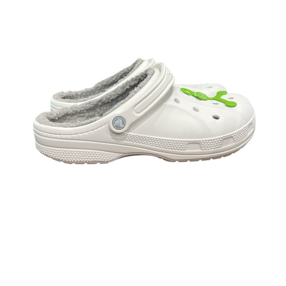 CROCS Men's White Loafers with Gray Lining - Picture 3 of 8